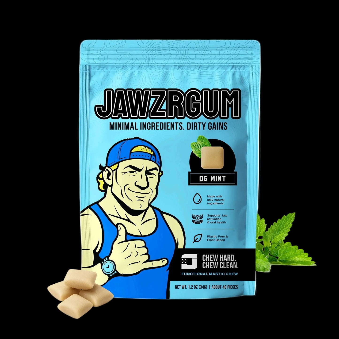 Jawzrgum - Mint Flavor 40 Pieces